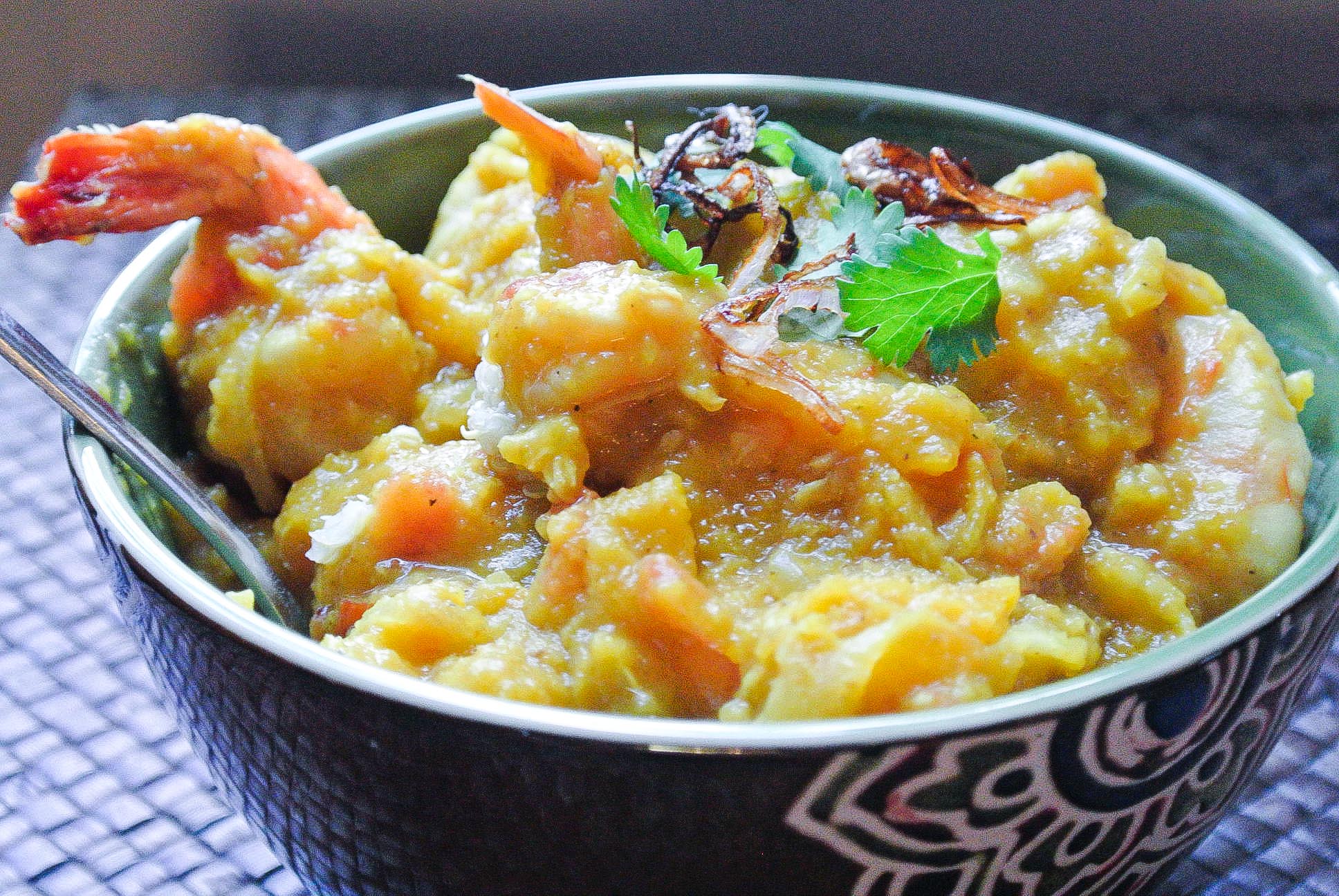 Pumkin Curry with Shrimp-1