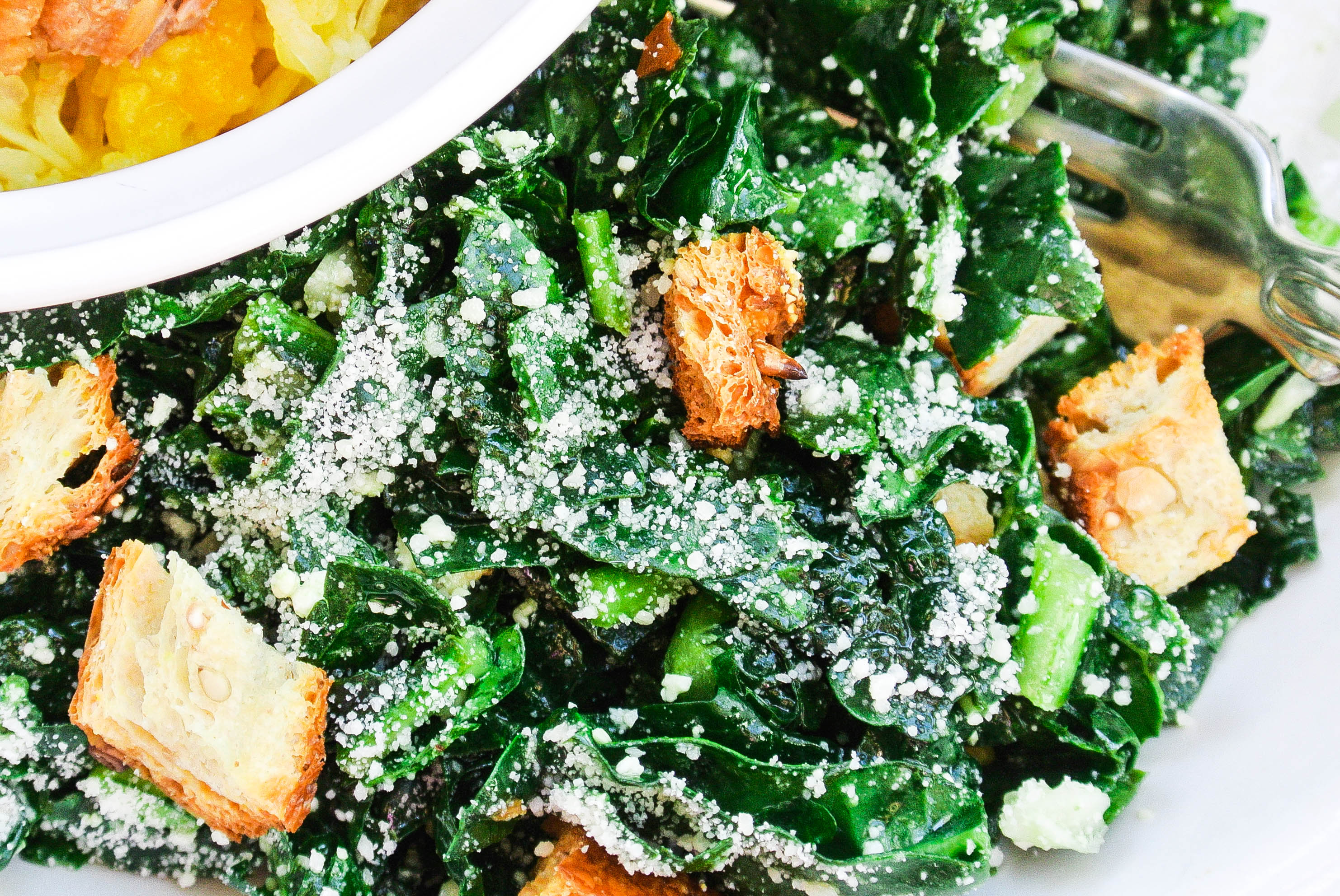 Easy Kale Salad with Lemon-Garlic Dressing